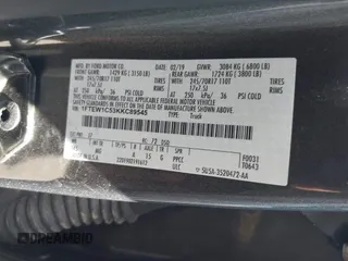 2019 Ford F-150 XL с VIN 1FTEW1C53KKC89545, выставлен на аукционе IAAI как лот 42607046 с пробегом 109 200 миль миль и . История ставок и продаж доступна на DreamBid. Изображение 9.