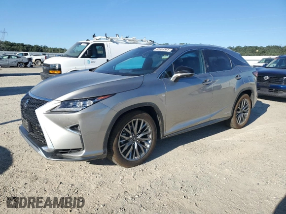 2017 Lexus RX 450h with VIN 2T2BGMCA6HC016068, listed as a Copart auction lot 62505565 with 112,711 mi miles and Salvage title. Bid and sale history available at DreamBid. Image 1.