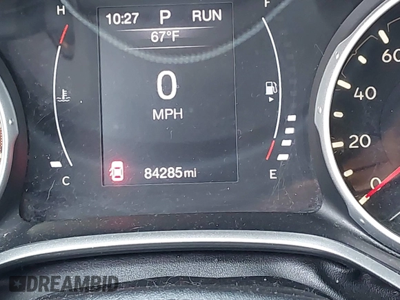 2018 Jeep Compass Sport with VIN 3C4NJCABXJT308768, listed as a IAAI auction lot 42420499 with 84,285 mi miles and . Bid and sale history available at DreamBid. Image 16.