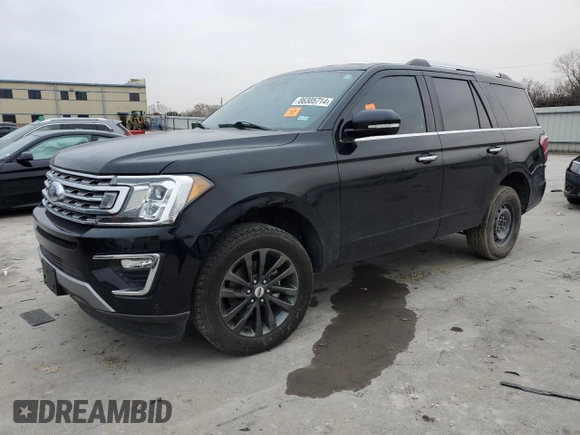 2020 Ford Expedition Limited with VIN 1FMJU1KT7LEA99876, listed as a Copart auction lot 86305714 with 103,572 mi miles and Salvage Title. Bid and sale history available at carsss.com. Image 1.