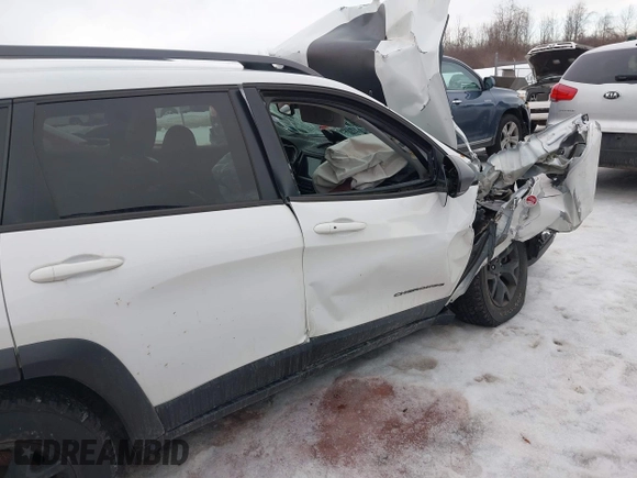 2019 Jeep Cherokee Trailhawk Elite with VIN 1C4PJMBX0KD362287, listed as a IAAI auction lot 41656425 with 87,641 mi miles. Bid and sale history available at carsss.com. Image 18.