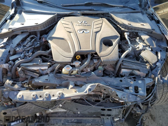 2020 Infiniti Q50 Pure with VIN JN1EV7AR0LM252893, listed as a Copart auction lot 45655065 with 70,771 mi miles and Salvage title. Bid and sale history available at DreamBid. Image 12.
