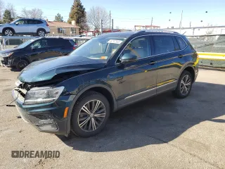 2019 Volkswagen Tiguan SE with VIN 3VV2B7AX9KM099426, listed as a Copart auction lot 48797565 with 74,009 mi miles and Salvage Title. Bid and sale history available at DreamBid. Image 1.
