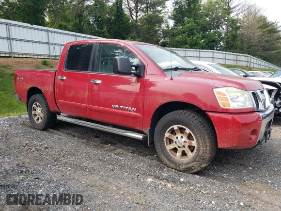 2007 Nissan Titan SE z VIN 1N6BA07BX7N238073, wystawiony jako Copart lot #59278845 z przebiegiem 176 238 mil mil oraz Czysty tytuł • Clean title. Historia ofert i sprzedaży dostępna na DreamBid. Obrazek 4.