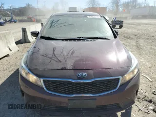 2017 Kia Forte LX with VIN 3KPFK4A70HE160177, listed as a Copart auction lot 48295945 with 133,496 mi miles and Salvage Title. Bid and sale history available at carsss.com. Image 5.