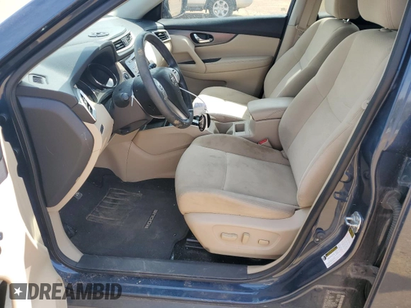 2016 Nissan Rogue SV with VIN KNMAT2MT1GP622345, listed as a Copart auction lot 50337225 with 115,457 mi miles and Salvage Title. Bid and sale history available at carsss.com. Image 7.