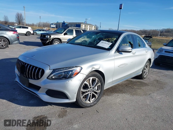 2017 Mercedes-Benz C 300 with VIN 55SWF4KB4HU222728, listed as a IAAI auction lot 38335318 with 64,285 mi miles and . Bid and sale history available at carsss.com. Image 17.