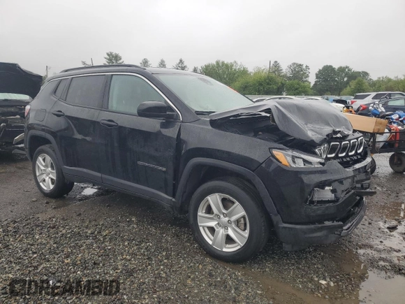 2022 Jeep Compass Latitude с VIN 3C4NJDBB5NT106205, выставлен на аукционе Copart как лот 58038015 с пробегом Не указан миль и Списание • Salvage title. История ставок и продаж доступна на DreamBid. Изображение 4.