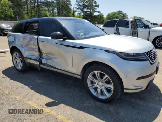 2018 Land Rover Range Rover Velar S with VIN SALYB2RX5JA725123, listed as a Copart auction lot 52587305 with 103,063 mi miles and Salvage title. Bid and sale history available at DreamBid. Image 4.