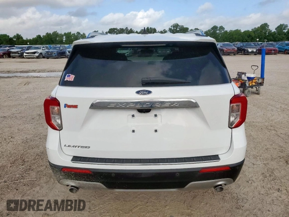 2022 Ford Explorer Limited with VIN 1FMSK7FH9NGA30472, listed as a Copart auction lot 61850155 with 48,201 mi miles and Salvage title. Bid and sale history available at DreamBid. Image 6.