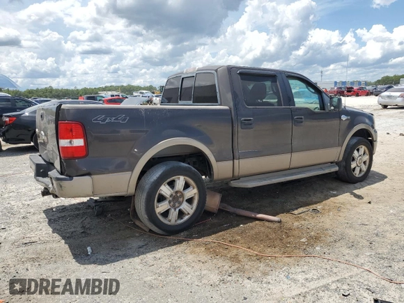 2006 Ford F-150 XLT with VIN 1FTPW14V06KC21359, listed as a Copart auction lot 62238015 with 281,038 mi miles and Salvage title. Bid and sale history available at DreamBid. Image 3.