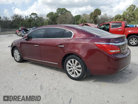 2015 Buick LaCrosse Leather with VIN 1G4GB5GR2FF275204, listed as a Copart auction lot 44244095 with 88,610 mi miles and Salvage Title. Bid and sale history available at DreamBid. Image 2.