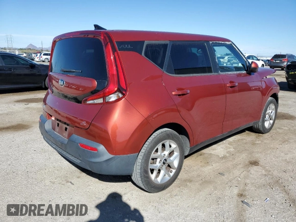 2021 Kia Soul S with VIN KNDJ23AU6M7777118, listed as a Copart auction lot 48014785 with 110,376 mi miles and Salvage Title. Bid and sale history available at carsss.com. Image 3.