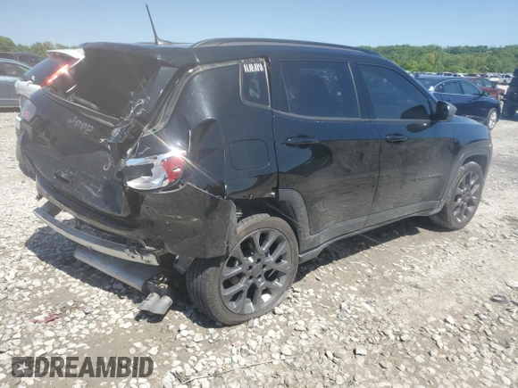 2021 Jeep Compass 80th Anniversary with VIN 3C4NJCEB2MT561243, listed as a Copart auction lot 56518395 with 65,232 mi miles and Salvage title. Bid and sale history available at DreamBid. Image 3.
