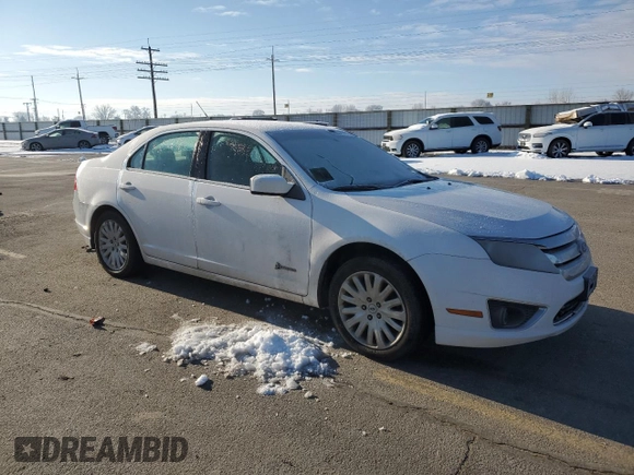 2010 Ford Fusion Hybrid with VIN 3FADP0L3XAR390969, listed as a Copart auction lot 44352785 with 184,059 mi miles and Salvage Title. Bid and sale history available at carsss.com. Image 4.
