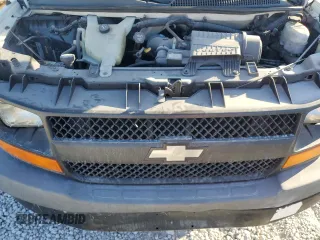 2013 Chevrolet Express Cargo Van with VIN 1GCWGGBA5D1104262, listed as a Copart auction lot 44511665 with 153,283 mi miles and Salvage Title. Bid and sale history available at carsss.com. Image 12.