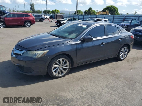 2016 Acura ILX with VIN 19UDE2F35GA020251, listed as a Copart auction lot 59303435 with 129,181 mi miles and Salvage title. Bid and sale history available at DreamBid. Image 1.