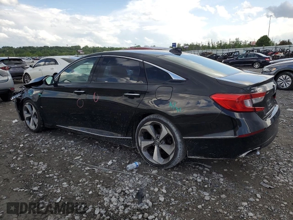 2018 Honda Accord Touring z VIN 1HGCV1F90JA031739, wystawiony jako Copart lot #54848365 z przebiegiem 114 634 mil mil oraz Szkoda całkowita • Salvage title. Historia ofert i sprzedaży dostępna na DreamBid. Obrazek 2.