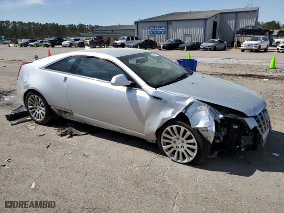 2012 Cadillac CTS Coupe Performance with VIN 1G6DJ1E37C0148306, listed as a Copart auction lot 49422845 with 76,965 mi miles and Salvage Title. Bid and sale history available at carsss.com. Image 4.