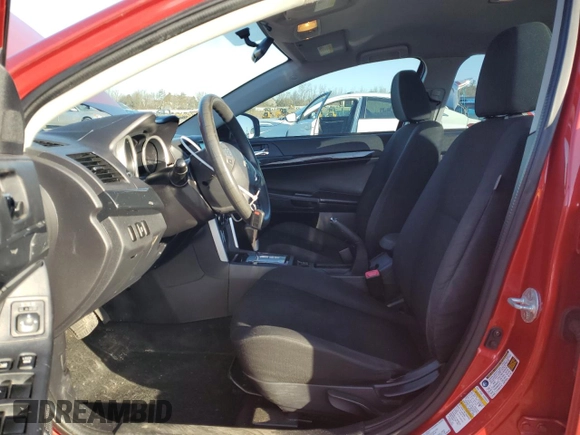 2016 Mitsubishi Lancer SE with VIN JA32V2FW7GU002685, listed as a Copart auction lot 49835555 with 89,459 mi miles and Salvage Title. Bid and sale history available at carsss.com. Image 7.
