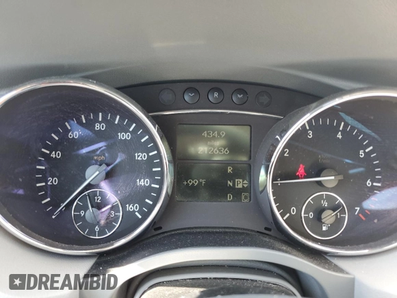 2007 Mercedes-Benz R 3.5L with VIN 4JGCB65E67A059293, listed as a Copart auction lot 61306355 with 216,636 mi miles and Clean title. Bid and sale history available at DreamBid. Image 9.