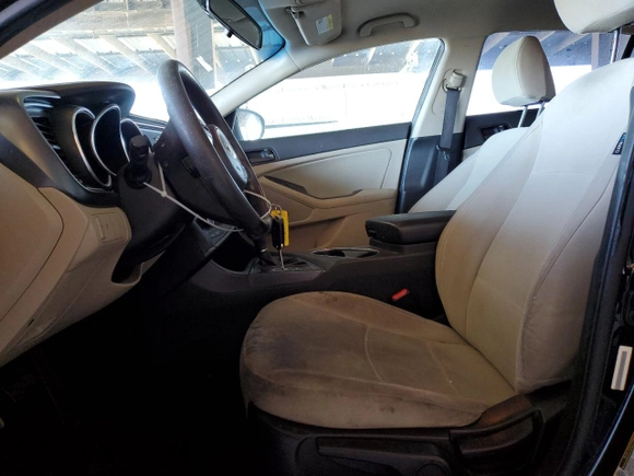 2014 Kia Optima LX with VIN 5XXGM4A79EG321207, listed as a Copart auction lot 61199415 with 150,485 mi miles and Salvage title. Bid and sale history available at DreamBid. Image 7.