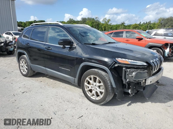 2018 Jeep Cherokee Latitude Plus with VIN 1C4PJLLB2JD524285, listed as a Copart auction lot 51236325 with 133,465 mi miles and Salvage Title. Bid and sale history available at DreamBid. Image 4.
