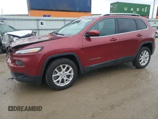 2014 Jeep Cherokee Latitude with VIN 1C4PJLCBXEW172132, listed as a Copart auction lot 47528285 with 154,268 mi miles and Salvage Title. Bid and sale history available at carsss.com. Image 1.