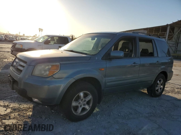 2006 Honda Pilot EX-L with VIN 2HKYF18786H554892, listed as a Copart auction lot 47960915 with 222,377 mi miles and Clean Title. Bid and sale history available at DreamBid. Image 1.