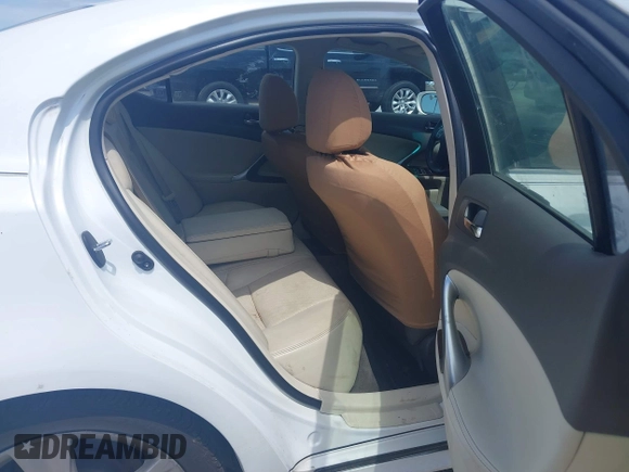 2012 Lexus IS 250 with VIN JTHBF5C23C5158016, listed as a IAAI auction lot 42106392 with 152,716 mi miles and . Bid and sale history available at DreamBid. Image 8.