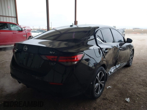 2021 Nissan Sentra SV with VIN 3N1AB8CVXMY312622, listed as a IAAI auction lot 41632163 with 19,616 mi miles and . Bid and sale history available at DreamBid. Image 4.