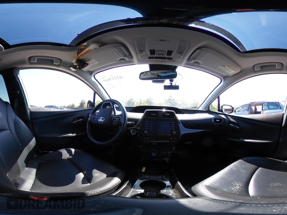 2022 Toyota Prius L Eco with VIN JTDKAMFU5N3188107, listed as a IAAI auction lot 42223649 with 180,894 mi miles and . Bid and sale history available at DreamBid. Image 19.