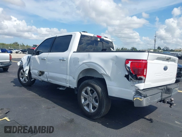 2023 Ford F-150 XL with VIN 1FTEW1C59PKE37513, listed as a IAAI auction lot 42484370 with 16,073 mi miles and . Bid and sale history available at DreamBid. Image 3.