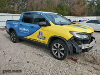 2017 Honda Ridgeline RTL-T with VIN 5FPYK3F64HB026471, listed as a Copart auction lot 50166105 with 143,610 mi miles and Salvage Title. Bid and sale history available at carsss.com. Image 4.