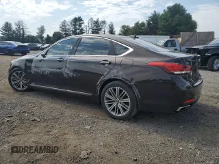 2018 Genesis G80 3.8L with VIN KMHGN4JE0JU254041, listed as a Copart auction lot 69163034 with 32,484 mi miles and Salvage Title. Bid and sale history available at carsss.com. Image 2.