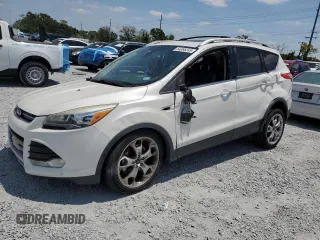 2013 Ford Escape Titanium with VIN 1FMCU0J99DUB63593, listed as a Copart auction lot 54365245 with Not provided miles and Salvage title. Bid and sale history available at DreamBid. Image 1.