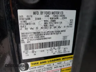 2010 Ford Expedition Limited with VIN 1FMJU2A54AEB62163, listed as a Copart auction lot 57503705 with 99,445 mi miles and Clean title. Bid and sale history available at DreamBid. Image 14.
