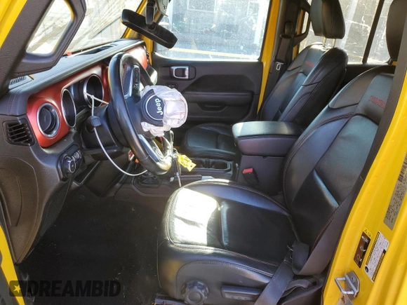 2020 Jeep Wrangler Unlimited Rubicon с VIN 1C4HJXFG3LW187460, выставлен на аукционе Copart как лот 50154435 с пробегом 87 981 миль миль и Списание • Salvage title. История ставок и продаж доступна на DreamBid. Изображение 7.