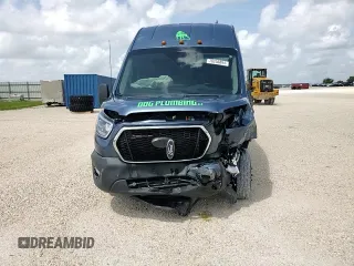 2023 Ford Transit with VIN 1FTRS4XG4PKA49535, listed as a Copart auction lot 70256894 with 21,740 mi miles and Salvage Title. Bid and sale history available at carsss.com. Image 14.