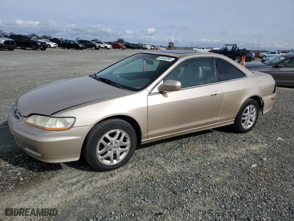 2001 Honda Accord Cpe EX w/Leather with VIN 1HGCG22581A006901, listed as a Copart auction lot 44443095 with NaN miles and Salvage Title. Bid and sale history available at carsss.com. Image 1.