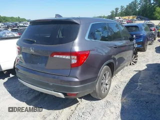 2020 Honda Pilot EX-L с VIN 5FNYF5H58LB006357, выставлен на аукционе IAAI как лот 42191456 с пробегом 87 887 миль миль и . История ставок и продаж доступна на DreamBid. Изображение 4.