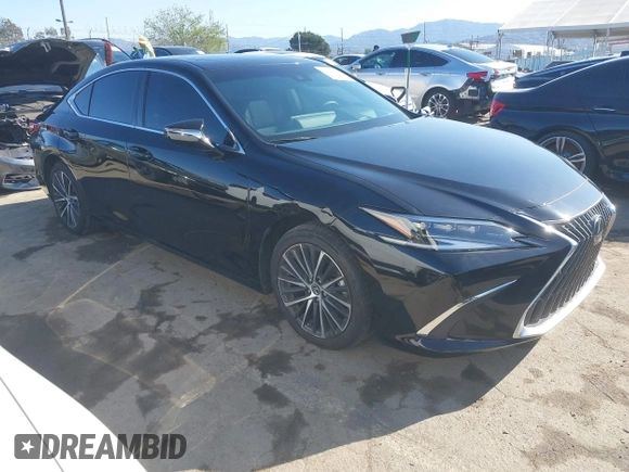 2024 Lexus ES with VIN 58ADA1C1XRU041495, listed as a IAAI auction lot 41808119 with 84,553 mi miles. Bid and sale history available at carsss.com. Image 1.