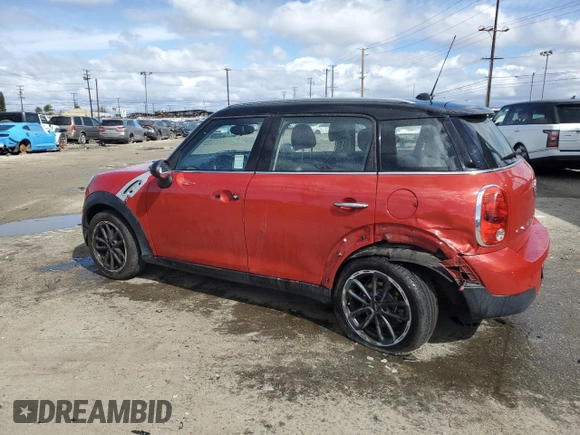 2015 MINI Countryman with VIN WMWZB3C58FWR44187, listed as a Copart auction lot 48236575 with 84,791 mi miles and Salvage Title. Bid and sale history available at DreamBid. Image 2.