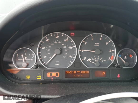 2001 BMW 3 Series 330Ci with VIN WBABS53491JU84547, listed as a Copart auction lot 87298284 with 82,210 mi miles and Salvage Title. Bid and sale history available at carsss.com. Image 9.