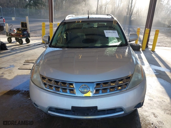 2006 Nissan Murano SL with VIN JN8AZ08W86W513364, listed as a IAAI auction lot 41862202 with 168,454 mi miles. Bid and sale history available at carsss.com. Image 13.