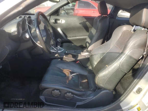 2004 Nissan 350Z Touring with VIN JN1AZ34E94T063851, listed as a Copart auction lot 44300295 with 0 mi miles and Clean Title. Bid and sale history available at carsss.com. Image 7.