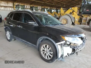 2018 Nissan Rogue S with VIN 5N1AT2MT1JC819560, listed as a Copart auction lot 53821785 with 57,197 mi miles and Salvage Title. Bid and sale history available at carsss.com. Image 4.