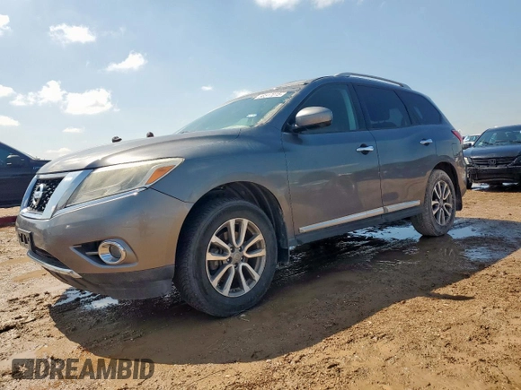 2015 Nissan Pathfinder SL with VIN 5N1AR2MN0FC630745, listed as a Copart auction lot 58517015 with 178,291 mi miles and Salvage title. Bid and sale history available at DreamBid. Image 1.