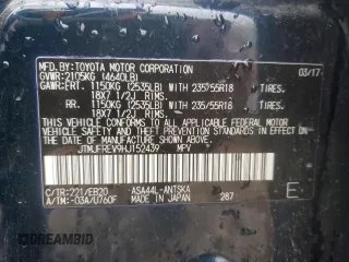 2017 Toyota RAV4 SE с VIN JTMJFREV9HJ152439, выставлен на аукционе Copart как лот 57138995 с пробегом 22 066 миль миль и Списание • Salvage title. История ставок и продаж доступна на DreamBid. Изображение 14.
