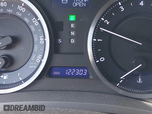 2013 Lexus IS 250 with VIN JTHBF5C29D5192589, listed as a IAAI auction lot 42018276 with 122,303 mi miles and . Bid and sale history available at DreamBid. Image 16.
